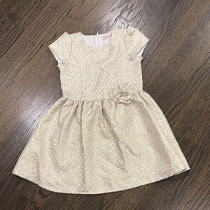 Elegant Cream Kids Dress size 7